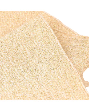 Ribbed edge band 1.2mx85mm white gold lurex