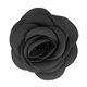 Broche fleur pistils noir