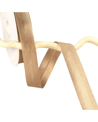 25m reel bias metal iridescent yellow orange 20mm