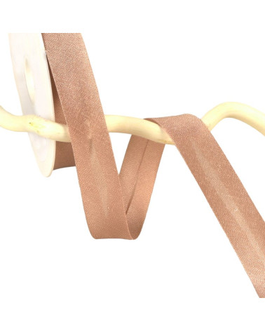 Salmon orange iridescent metal bias 20mm per meter