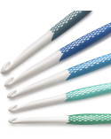 Coffret de 5 crochets pour laine Prym ergonomiques, taille 7 à 12mm