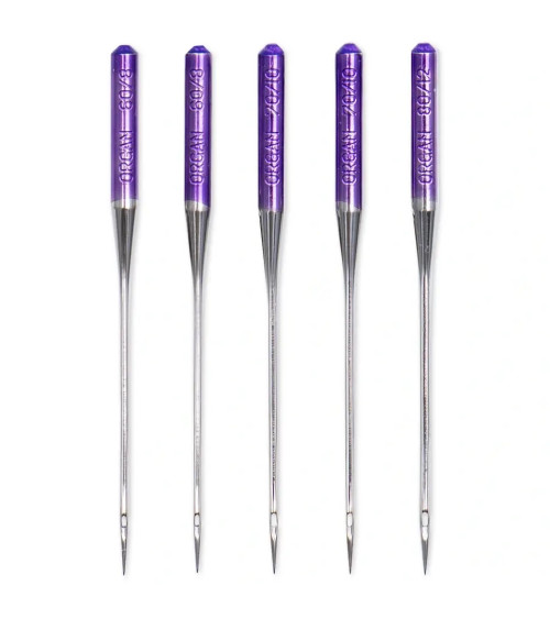 Prym 5 needles for Microtex 130/705 sewing machines, 60-80 assorted