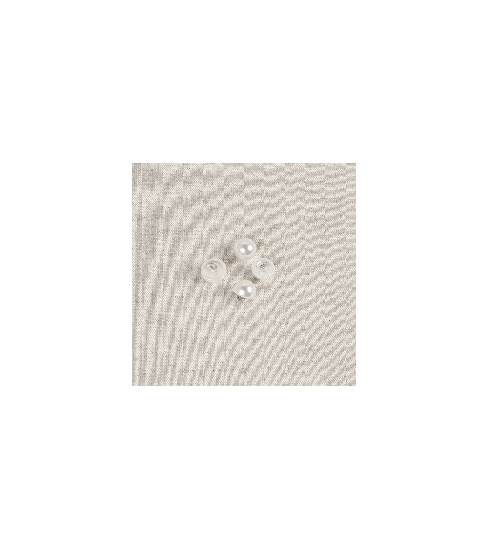 Bouton strass noir 18mm