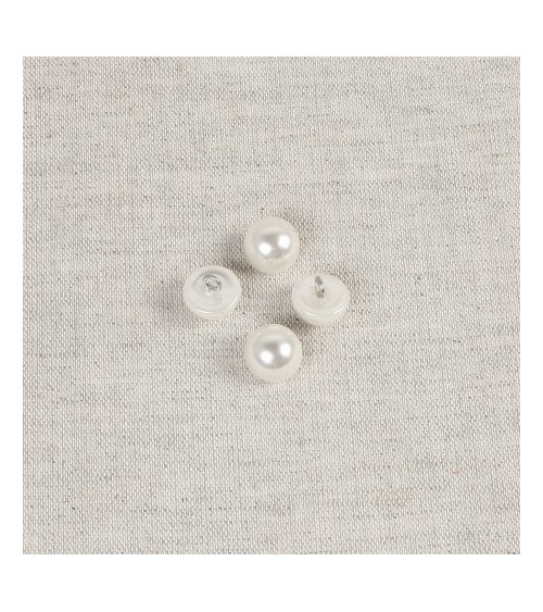 Bouton strass noir 18mm