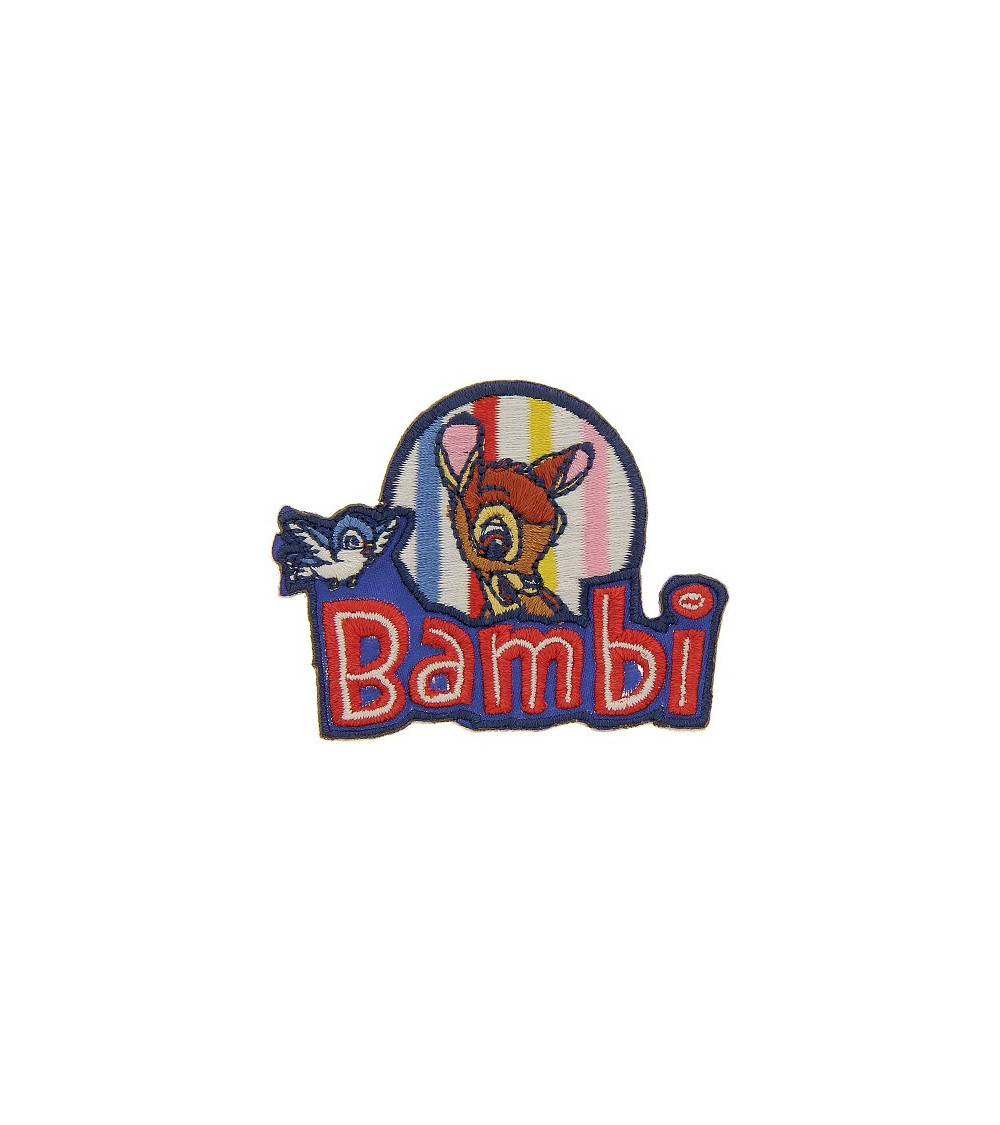 Ecusson broderie Disney classics Bambi 6x5.5cm