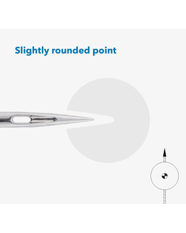 5 universal overlock overlock needles Schmetz EL x705 SUK-CF size 80