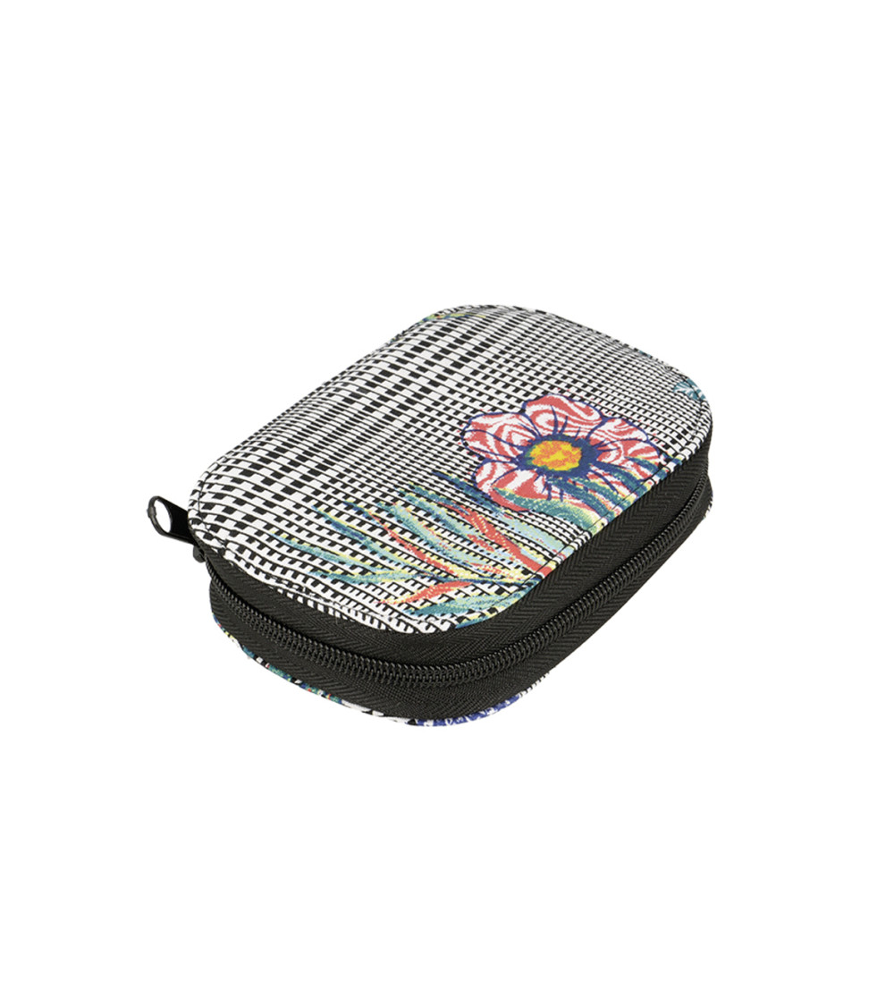 Custodia da cucito 14x9 cm Fiori tropicali Principe di Galles