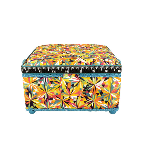 Sewing box 20x20x11cm kaleidoscope