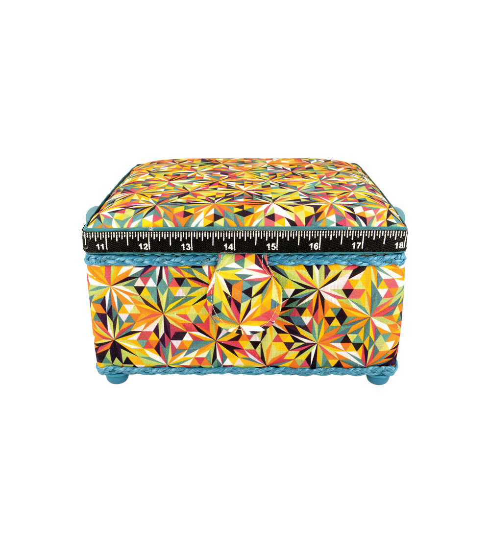 Sewing box 20x20x11cm kaleidoscope