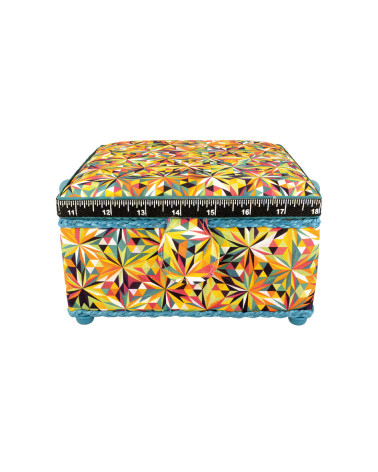 Sewing box 20x20x11cm kaleidoscope