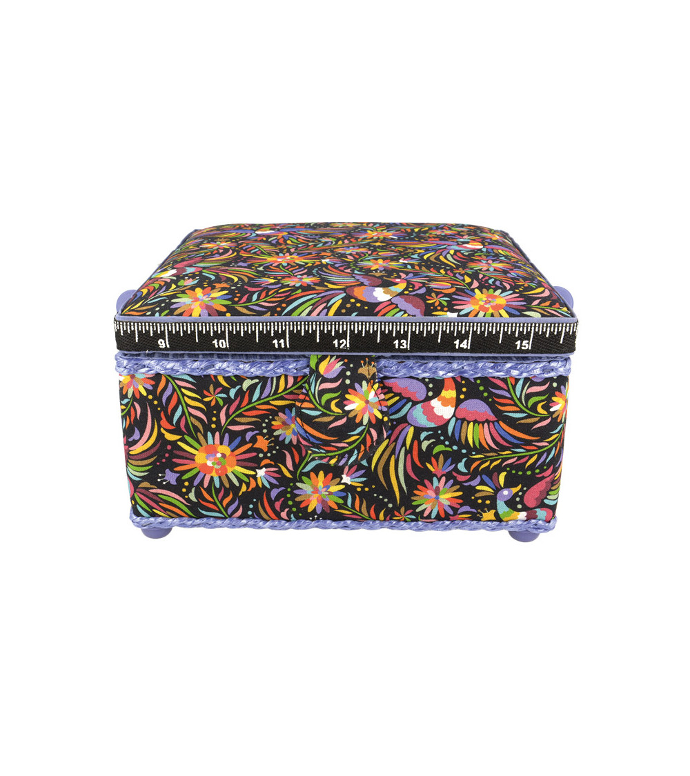 Sewing box 20x20x11cm birds