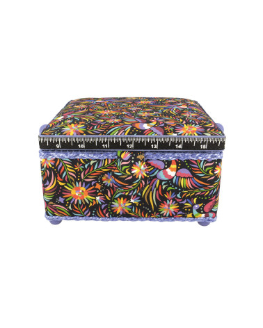 Sewing box 20x20x11cm birds