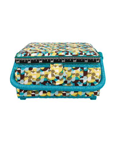 Scatola da cucito 20x20x11cm bolle