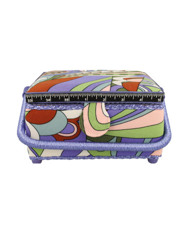 Sewing box 20x20x11cm seventies