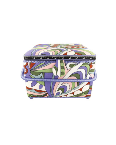 Sewing box 26x26x19cm seventies