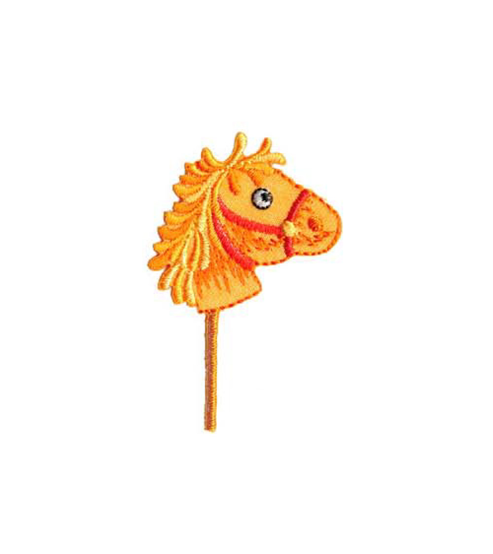 Ecusson thermocollant jouet cheval vintage
