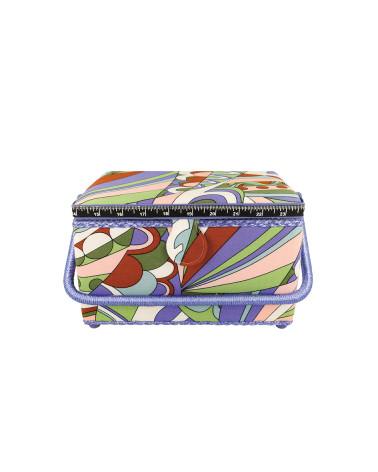 Sewing box 18.5x26x16cm seventies