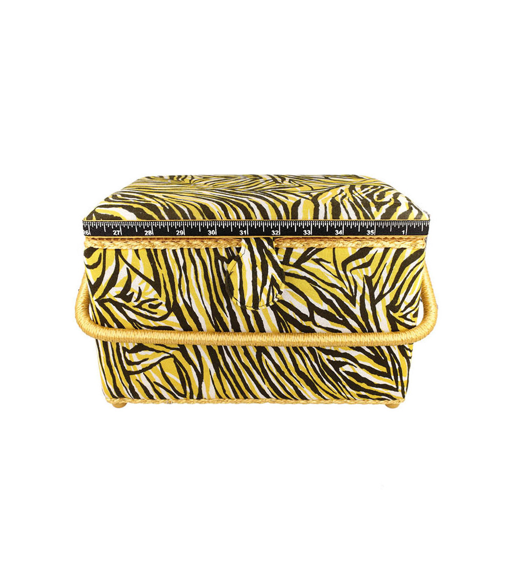 Nähkästchen 21x28,5x19,5cm Zebra