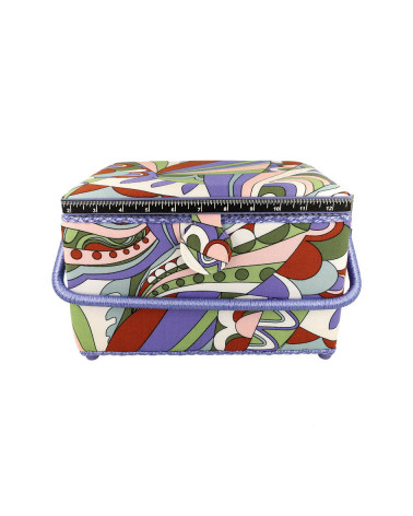 Sewing box 21x28.5x19.5cm seventies