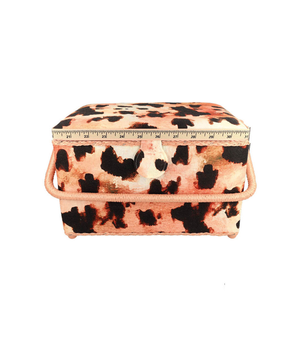 Sewing box 21x28.5x19.5cm aninal print