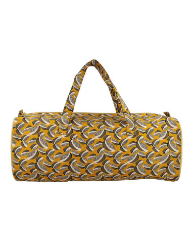 Sac à tricot 44x14x17cm ocre