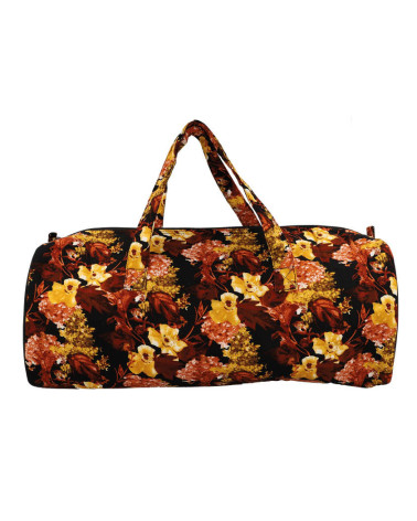 Bolsa de punto 44x14x17cm flores vintage