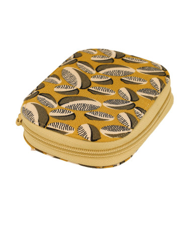 Sewing pouch 14x9cm ocher