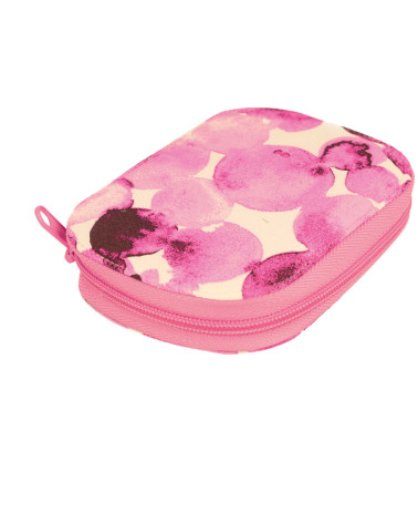 Bolsa de costura 14x9cm burbujas fucsia