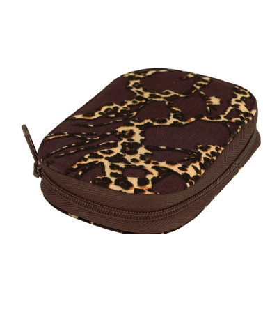 Pochette à couture 14x9cm imprimé animal