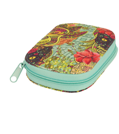 Sewing pouch 14x9cm Spanish cat