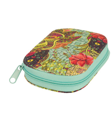 Sewing pouch 14x9cm Spanish cat