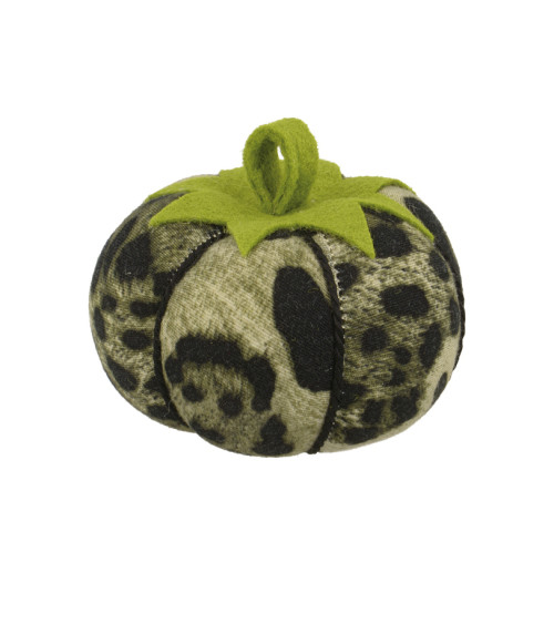 Tomato pin holder 8cm khaki panther print