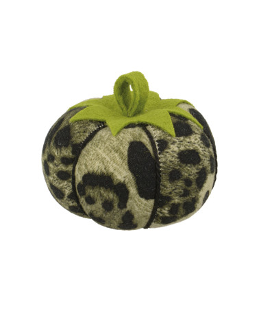 8cm pin holder tomato with khaki panther print