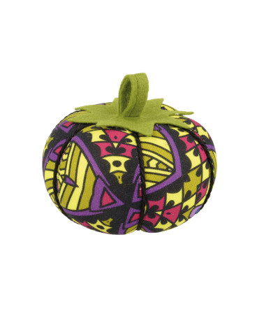 Tomate porte-épingles 8cm arabesques wax