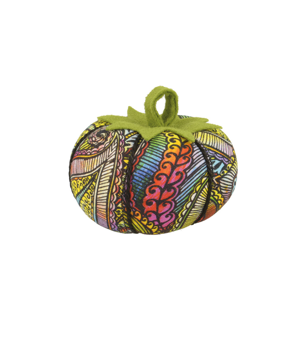 Porta alfileres de tomate 8cm plumas