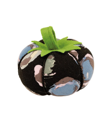 Tomatenstifthalter 8cm blaugrüne Blasen schwarzer Hintergrund