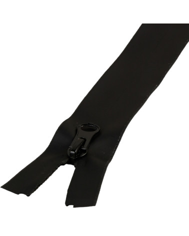 Black invisible zipper