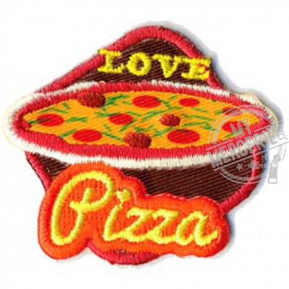 Ecusson thermocollant Love Pizza