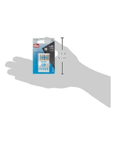 Lot de 5 aiguilles Prym pour machines à coudre jean130/705 taille 90-110