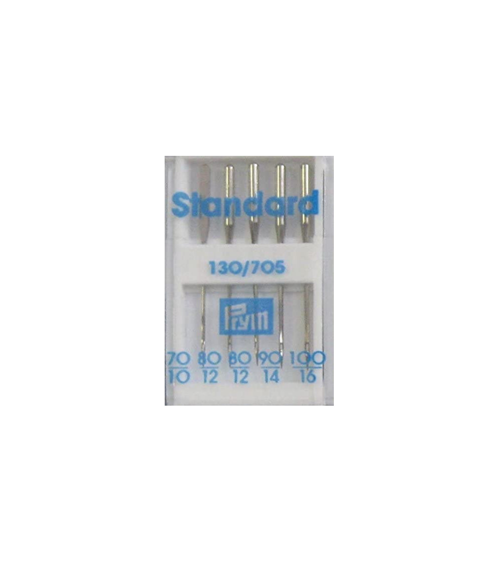 Pack of 5 universal sewing machine needles 130/705 Standard 70-100