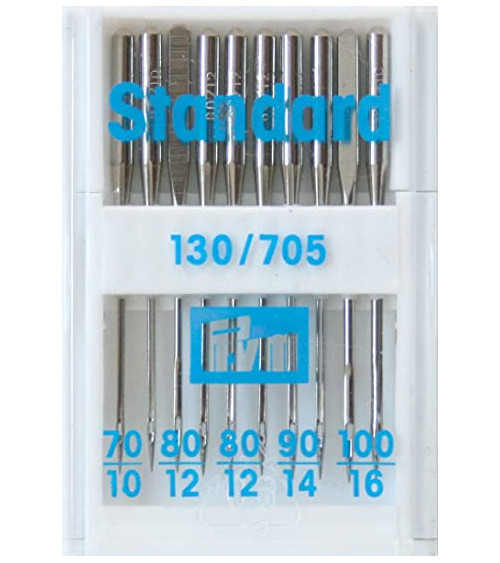 Set of 5 Prym needles for sewing machines 130/705 standard 70-100