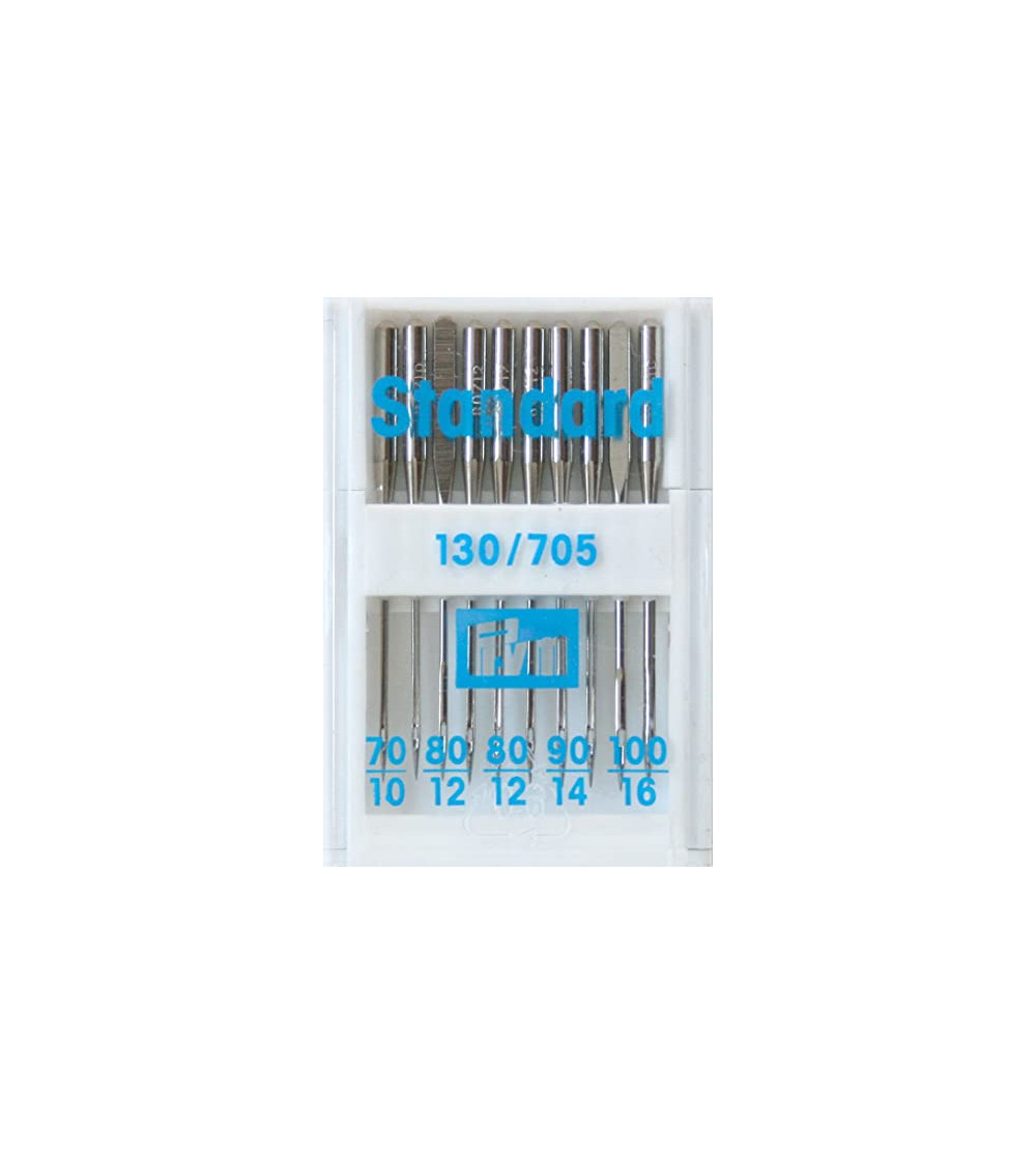 Set mit 5 Prym-Nadeln für Nähmaschinen 130/705 Standard 70-100