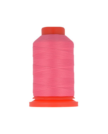 Lot de 3 bobines fil mousse polyester 1000m fabriqué en France pour surjeteuse Rose Fuchsia 