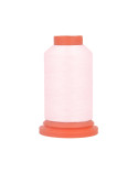 Lot de 3 bobines fil mousse polyester 1000m fabriqué en France pour surjeteuse rose