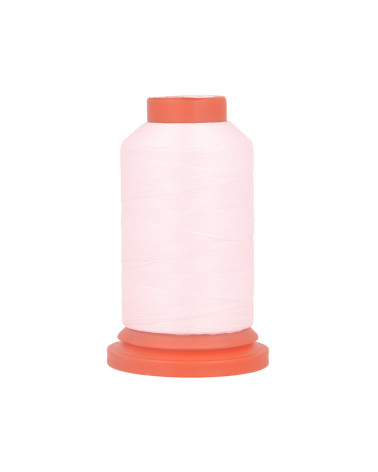 Lot de 3 bobines fil mousse polyester 1000m fabriqué en France pour surjeteuse rose