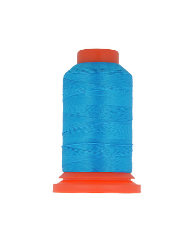 Set di 3 bobine di filo in schiuma di poliestere da 1000 m prodotto in Francia per tagliacuci blu