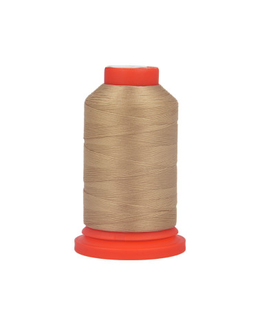 Set di 3 bobine di filo di schiuma di poliestere da 1000 m prodotto in Francia per tagliacuci color talpa