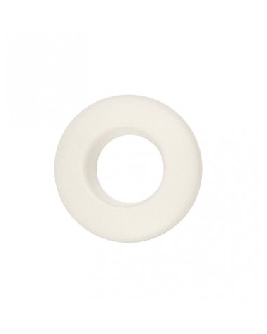 Lot de 6 oeillets plastique 25mm blanc