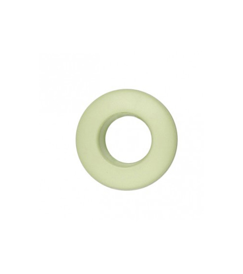 Lot de 6 oeillets plastique 25mm vert anis