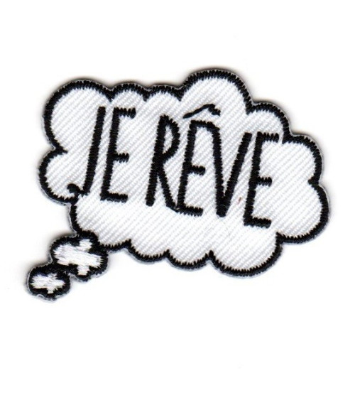 I DREAM iron-on patch 4x3 cm